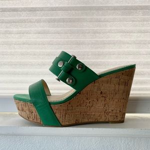Nine West - Cork Wedges NEW WITH BOX